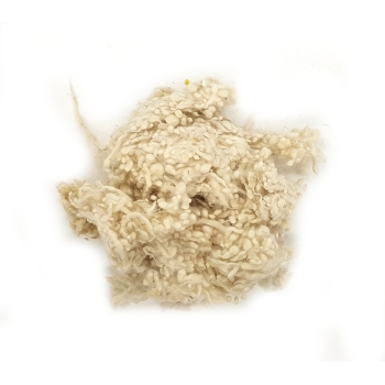 Wool nepps - drobinki /kuleczki wełniane NATURALNY 10g